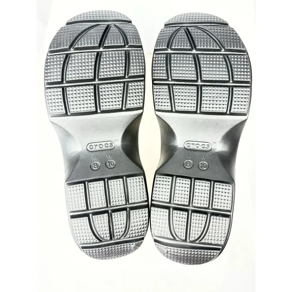 Crocs Stomp Fisherman Platform Sandals Chalk 209938-0WV Men’s 8 Women’s 10 New